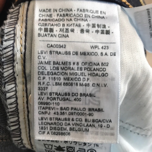 Levi’s - Modern Rise Straight Dark Blue jeans - Picture 5 of 6